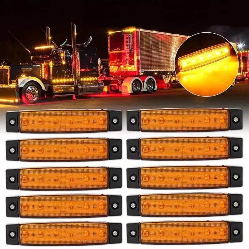 Trailer side warning light in choice of five colours for vehicle modification