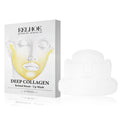 Collagen facial mask set containing 4 sheet masks for skincare treatment