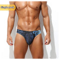 Men's quick-drying digital print low waisted shorts in polyester with leak-proof breathable fabric