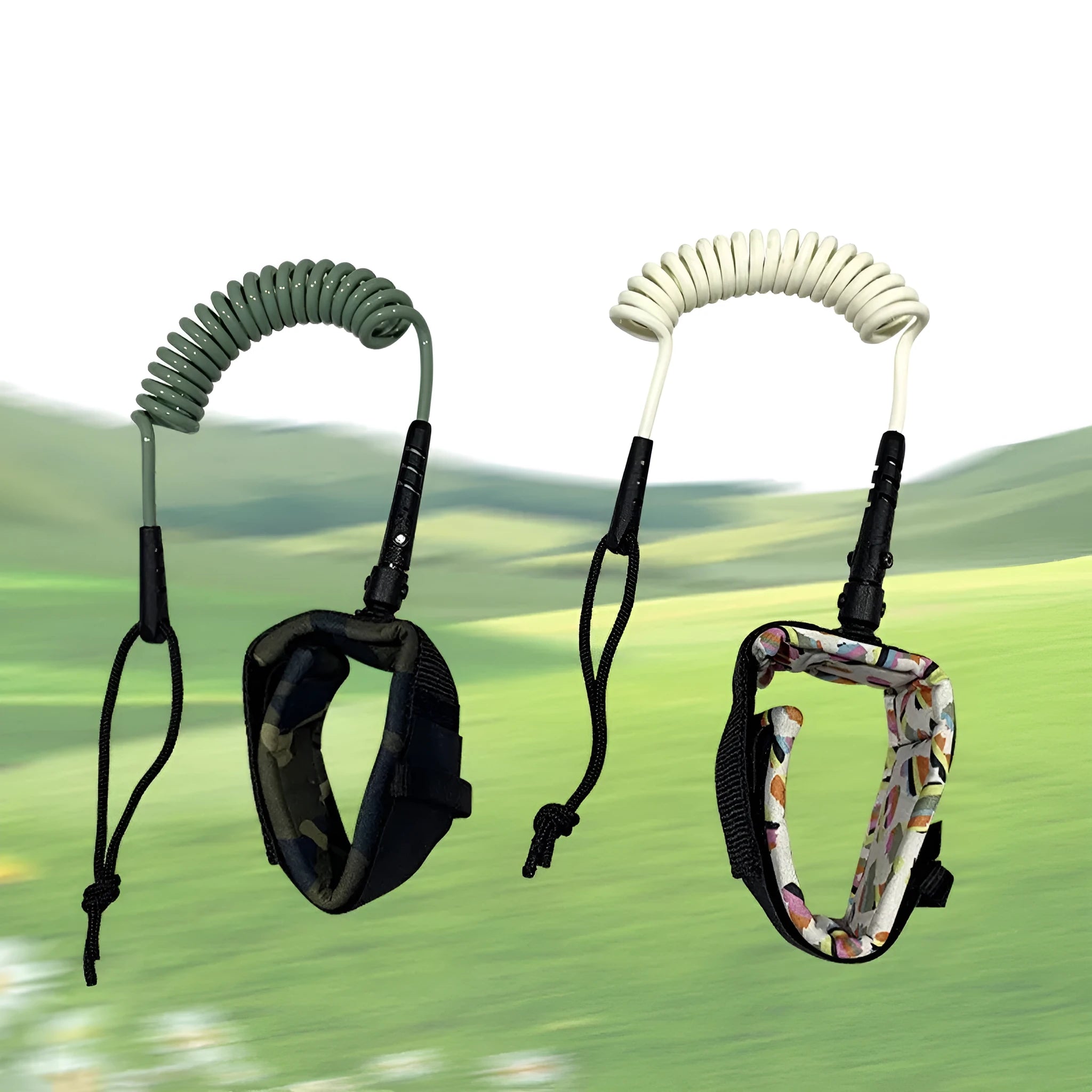 High elastic surfboard hand holding rope for surfboards and bodyboards.