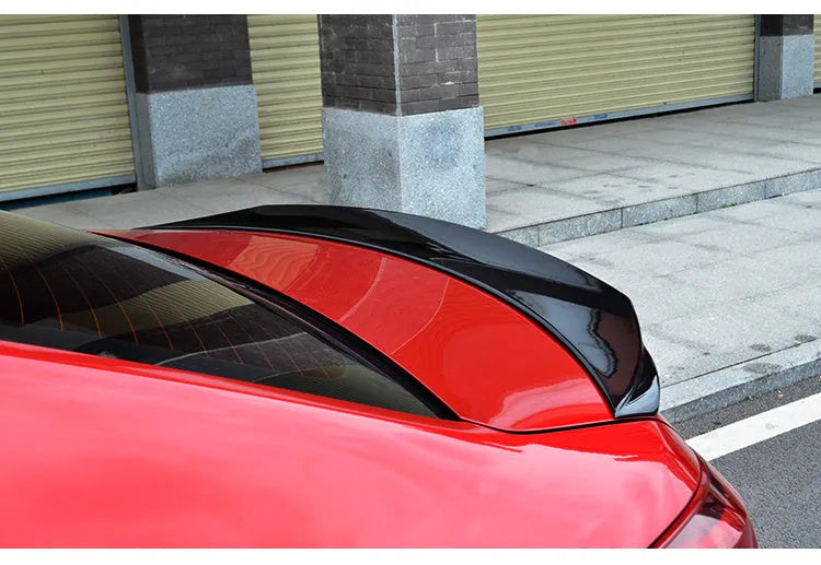 Large bright black sports tail blade trim for Mazda 3 Axela Exela 2014-2021 models