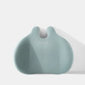 Automotive headrest and lumbar support pillow set in black, grey, pink, brown or green colour options