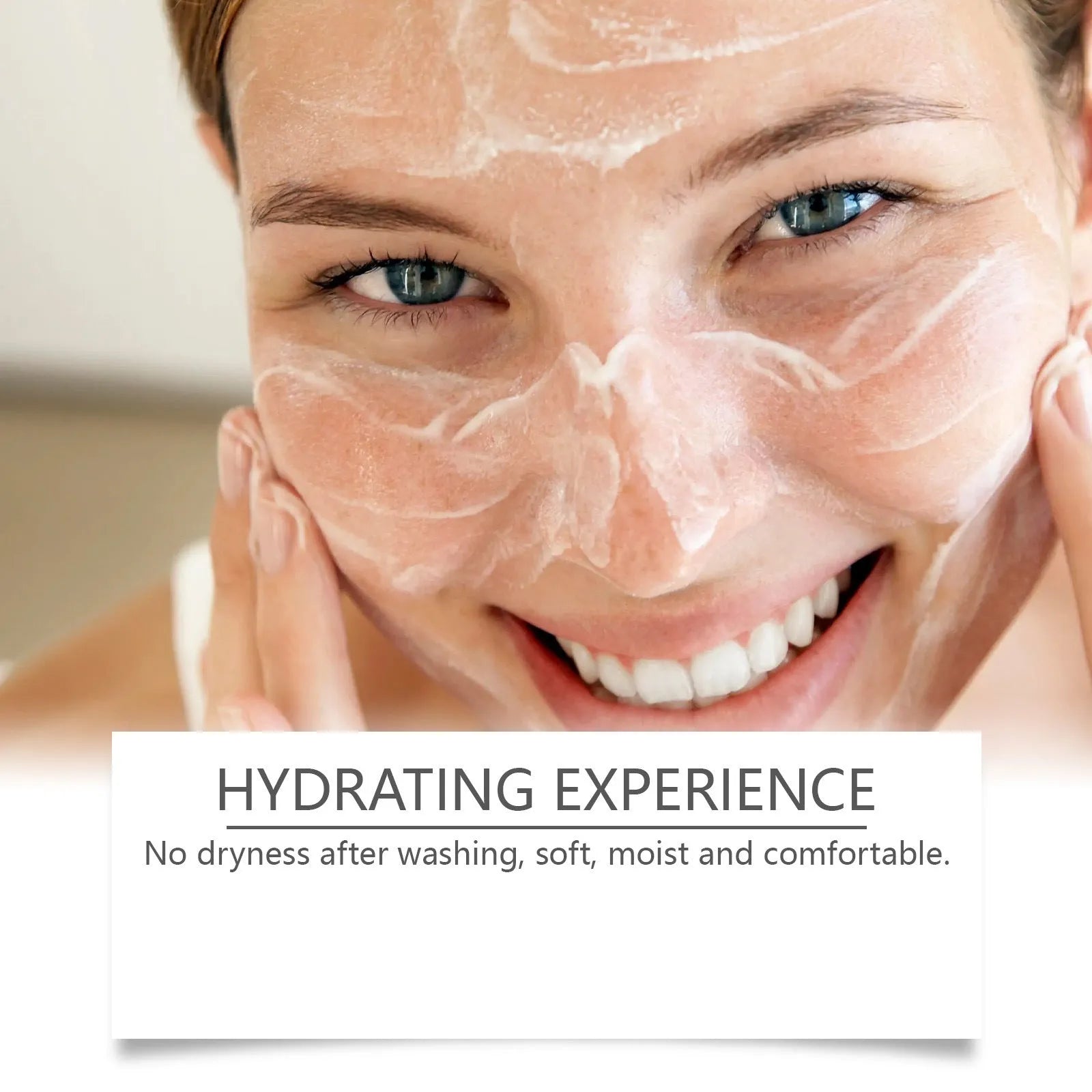 120g tube of Centella Asiatica Soothing Facial Cleanser with gel cream texture.