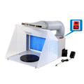 Model color exhaust fan paint seal mist absorber spray box workbench 420x150x250mm 25W
