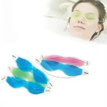 Gel ice eyeshade cooling eye mask 16x5cm available in blue