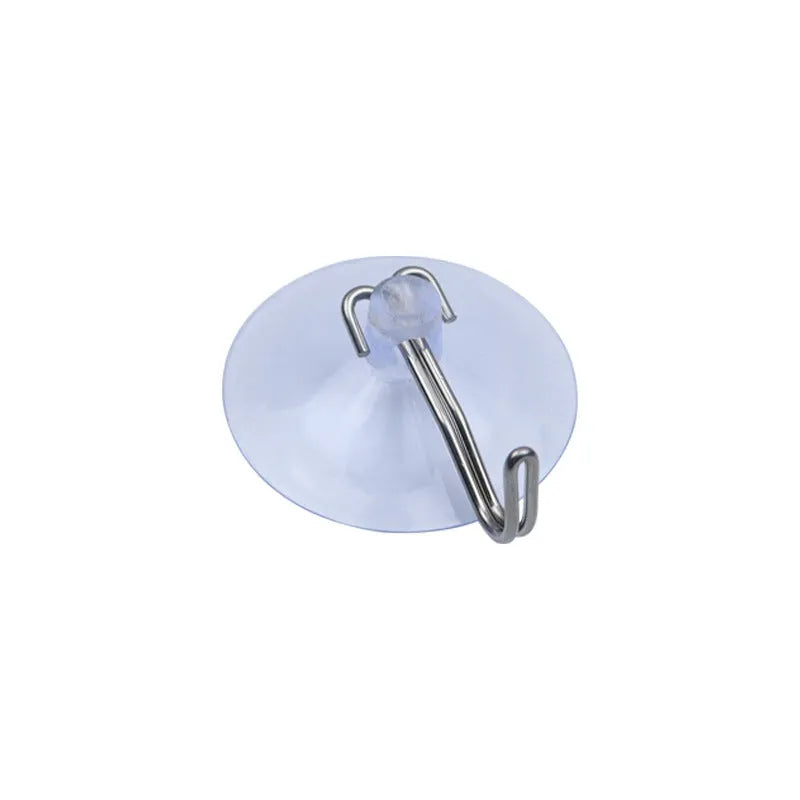12 PVC suction disc hooks in various styles and sizes from 2cm to 6cm on a white background
