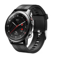 F800 ECG Blood Pressure Sports Smart Watch with black TPU wristband on wrist