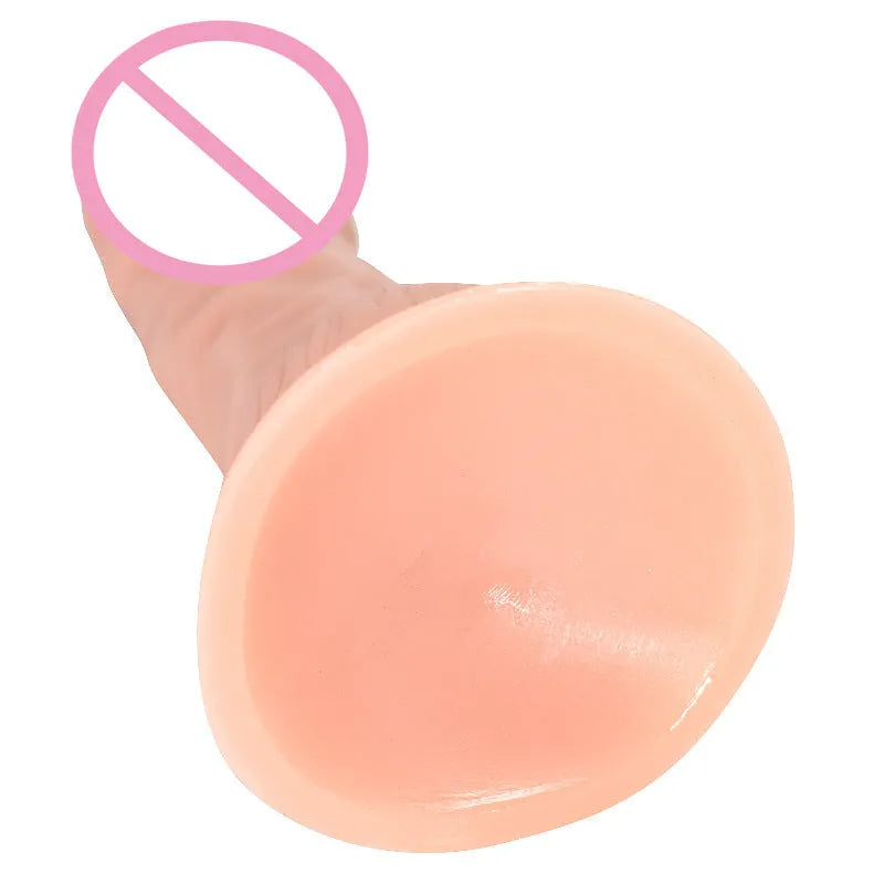 Skin colour bullet-shaped butt plug measuring 17.5cm in length on a neutral background.