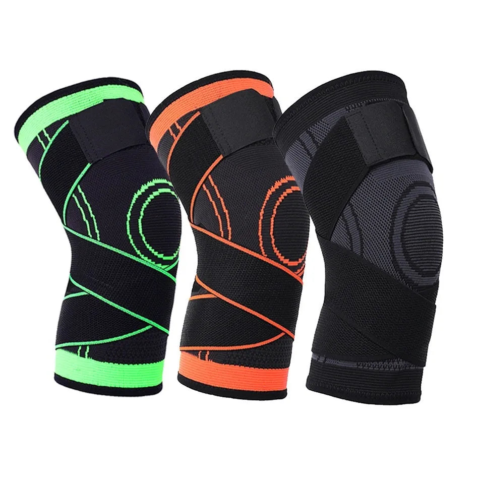 Non-slip knee pads for sports protection in multiple colours and sizes