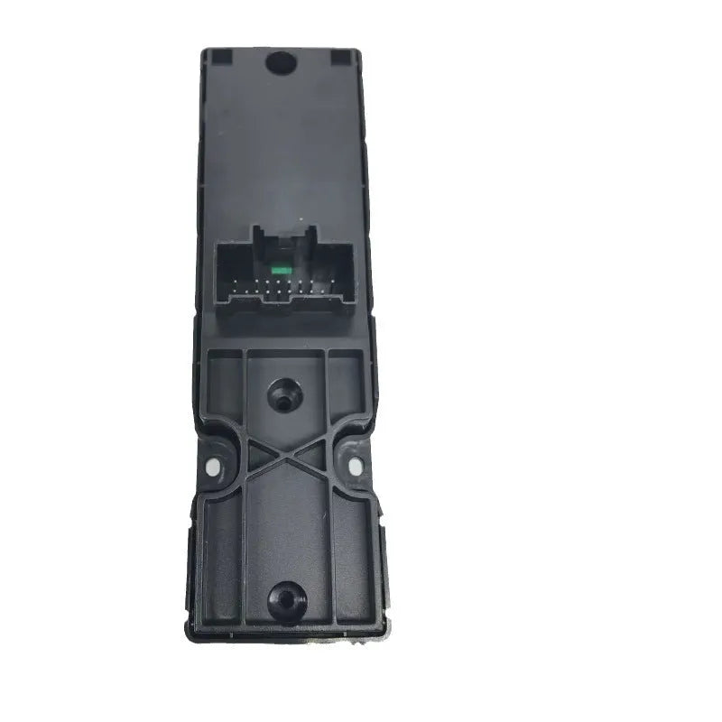 Black Ford Focus power window control motor with ABS housing and electrical connections