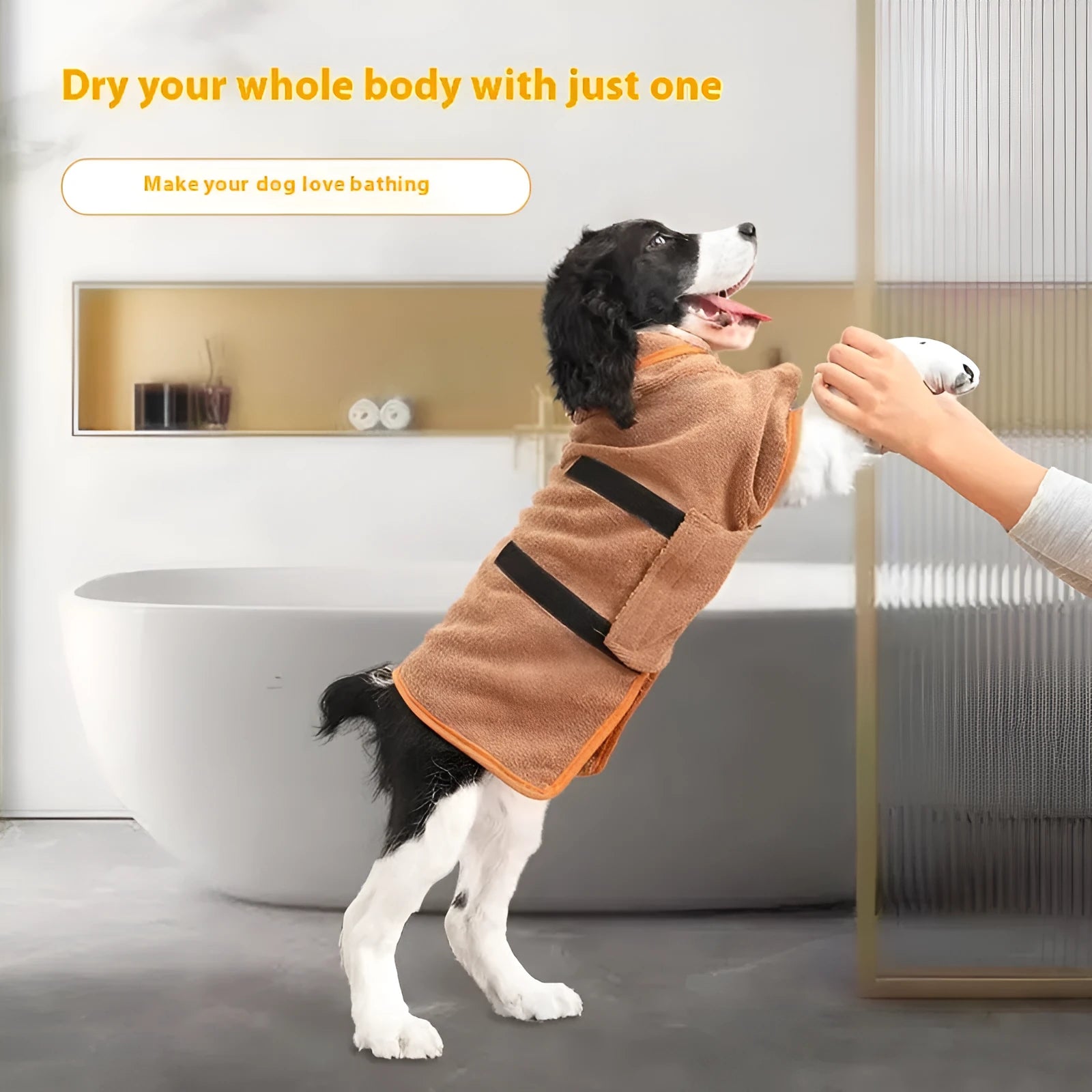 Nylon pet drying towel for dogs and cats in multiple colour options