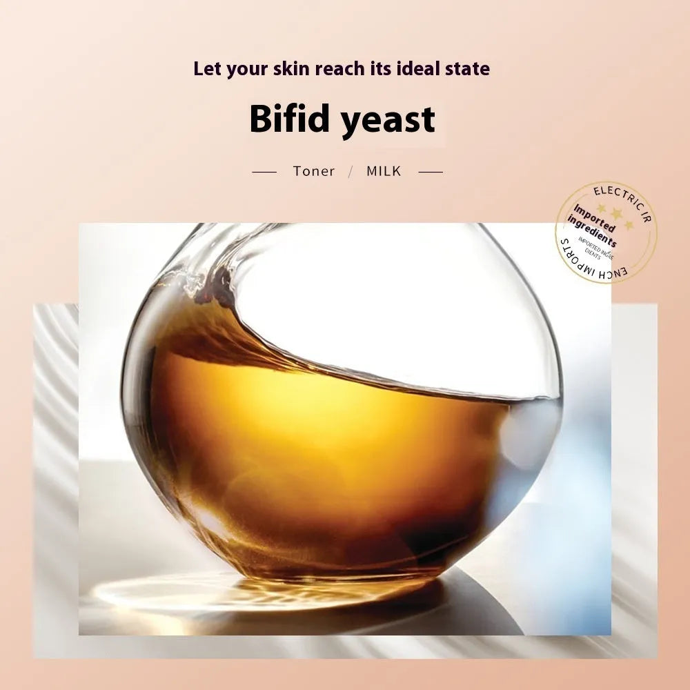 Hydrating water bank essence toner and lotion set with bifid yeast 120ml and 80ml