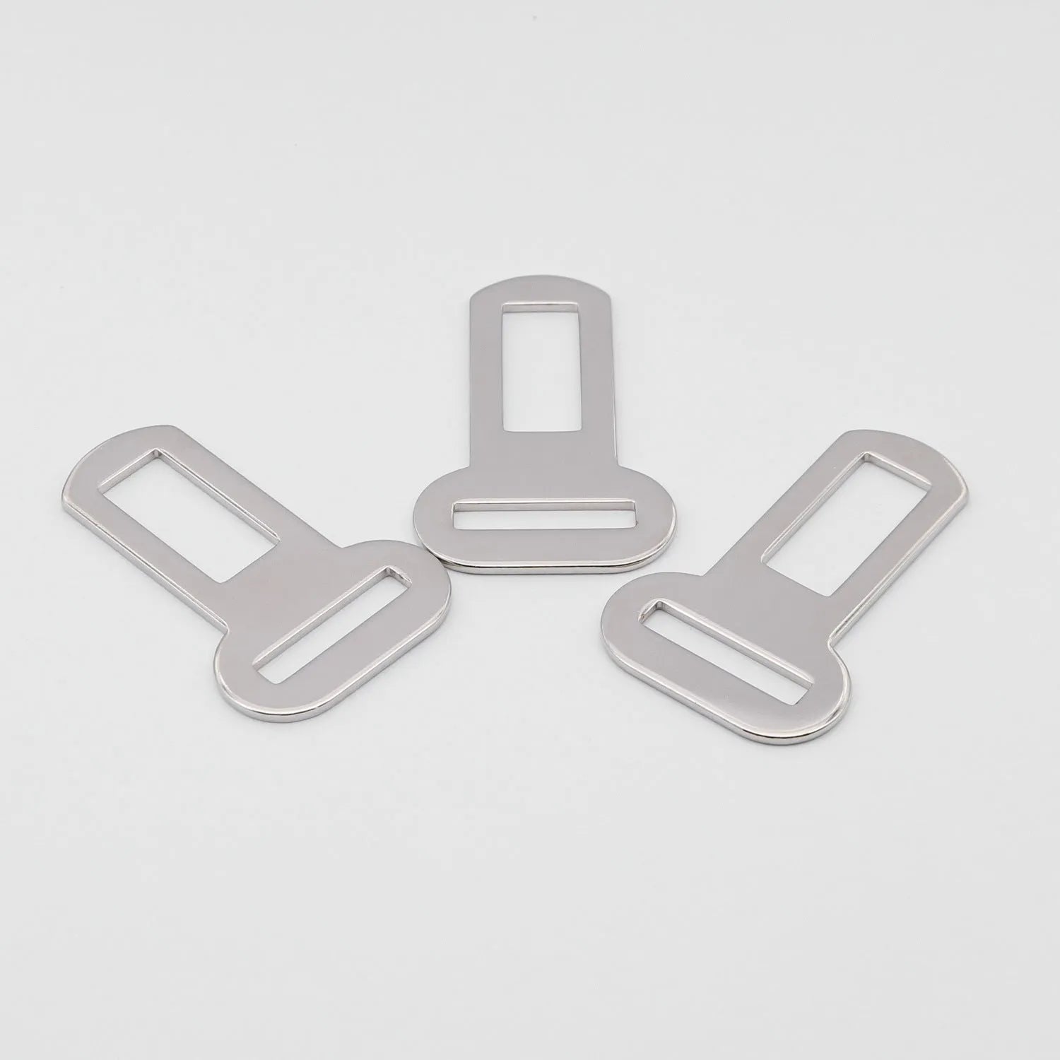 26mm silvery metal pet safety buckle for leash and car restraint connections