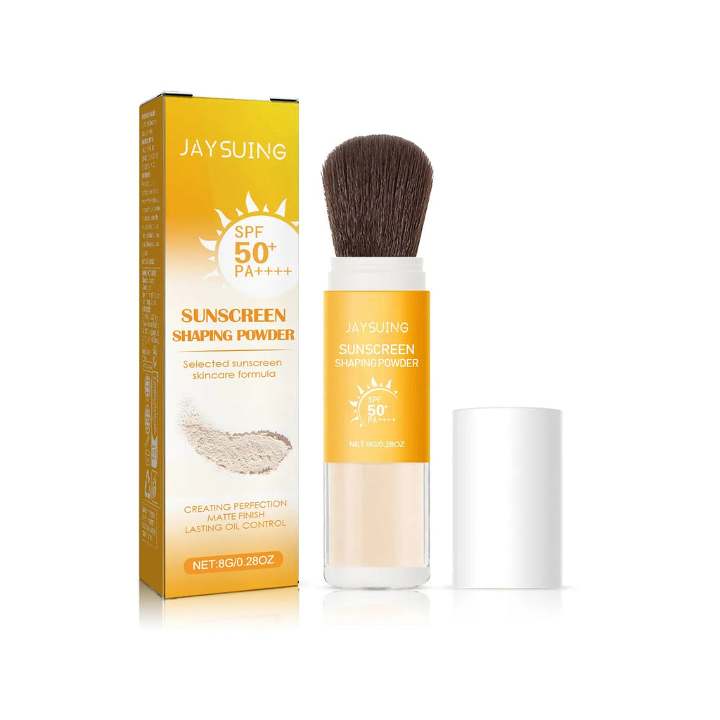 8g container of loose protective finishing powder for oil control and makeup setting