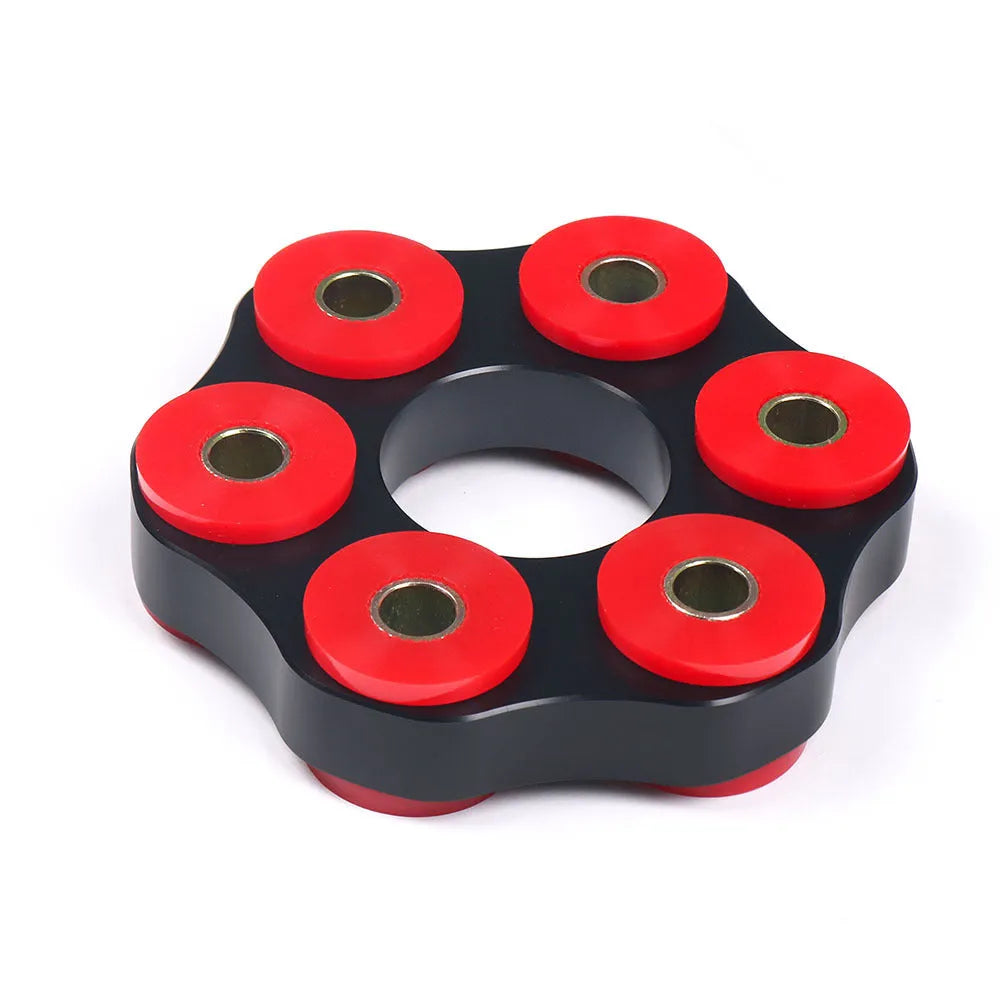 Red polyurethane aluminium drive shaft bracket for BMW E28, E46, E36, E30 M3 vehicles