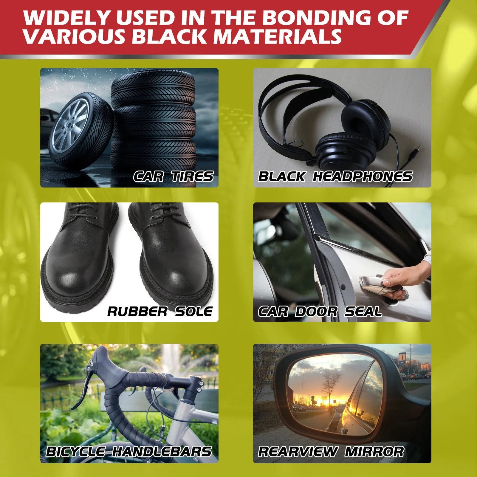 30ml car tyre repair glue tube with hydroxyethyl fibre and acrylic resin formula for sealing tyre cracks