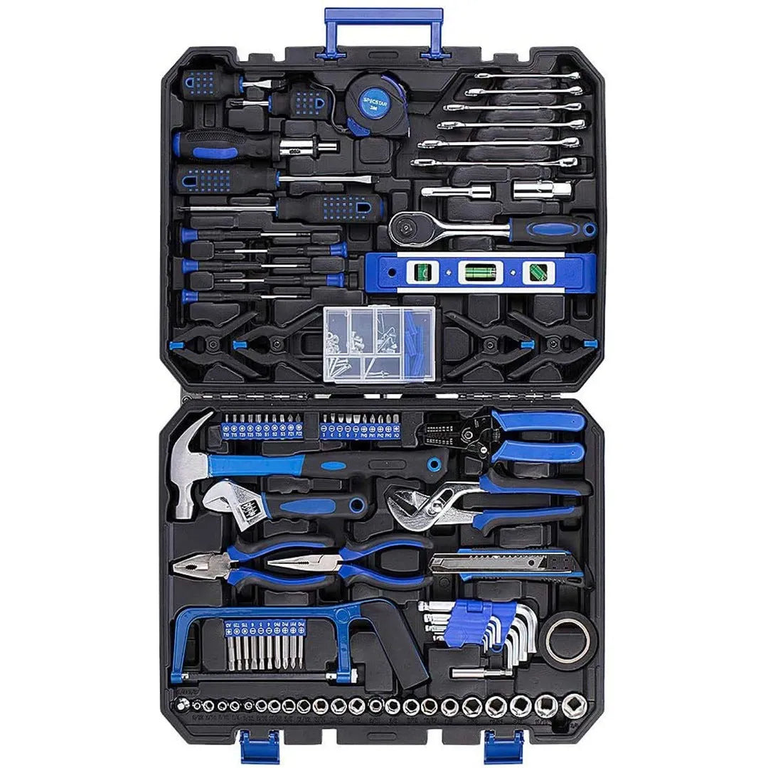 Black carbon steel home car hardware tool combination set for auto repair