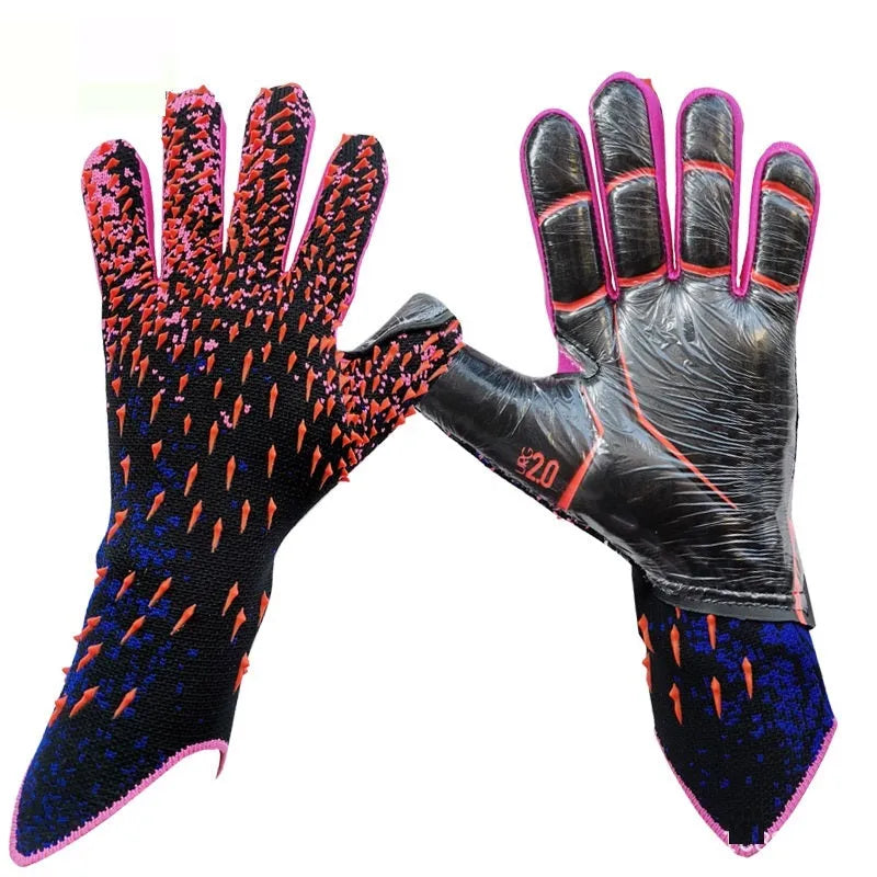 Wear training kids football goalkeeper gloves with rubber palm, sizes 6-10, unisex, available in black