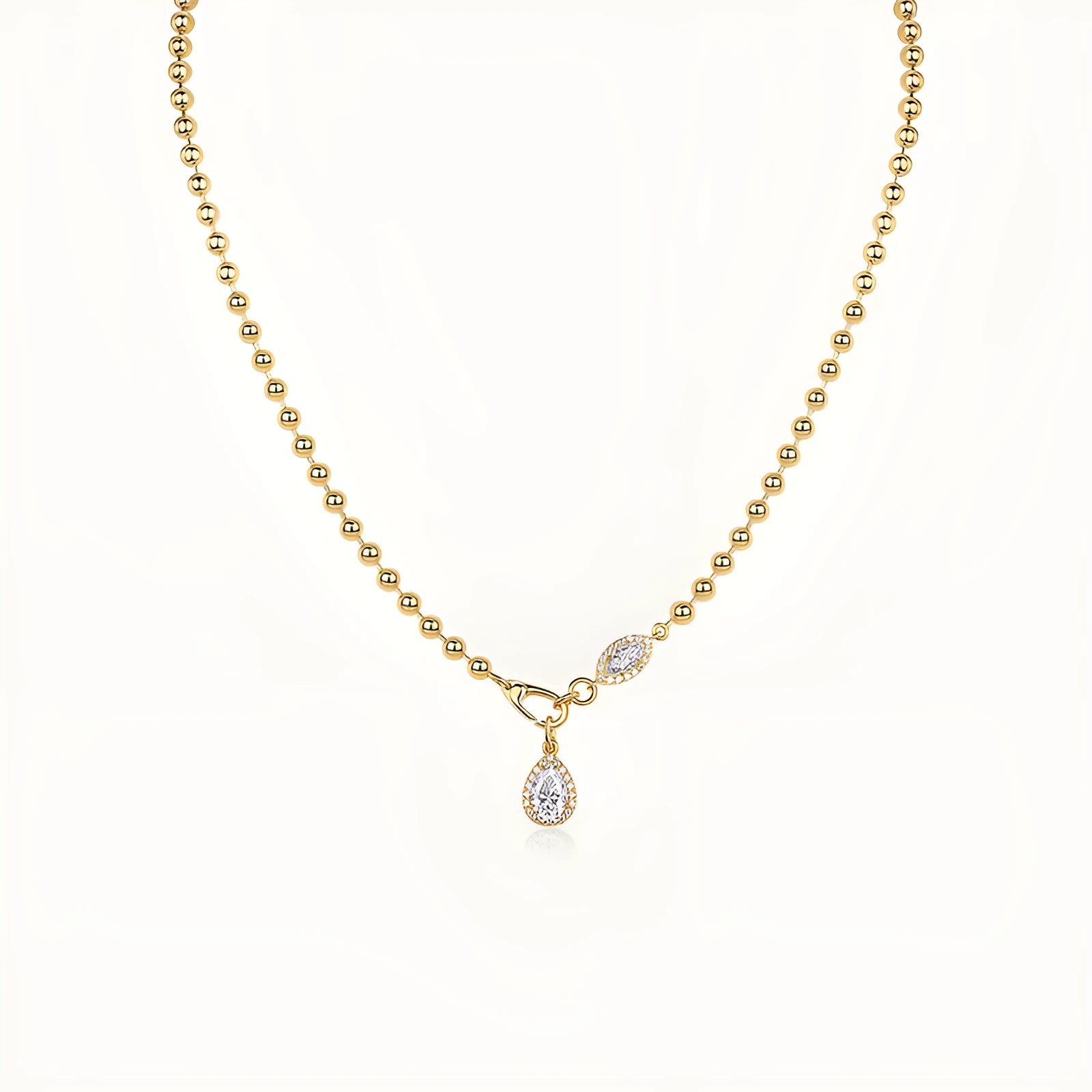 925 sterling silver moissanite necklace for women with adjustable clavicle chain, round geometric pendant, simple high-end style