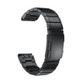 Stainless steel watch band for Garmin Fenix 3 and Fenix 5X in silver, black, gold, and rose gold colours