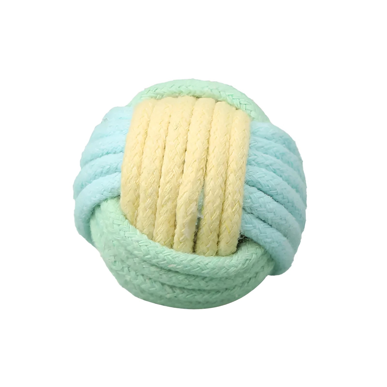 Handmade cotton plush cat hair ball toy for teeth grinding and interactive play