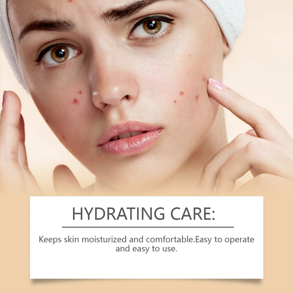 Acne patches pack containing 8 treatment patches with tea tree oil and centella extract