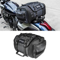 Waterproof motorcycle rear seat side bag set with 20 litre and 22 litre bags for universal bike fit