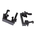 Black plastic Ford headlight adapter for H1 halogen to LED conversion