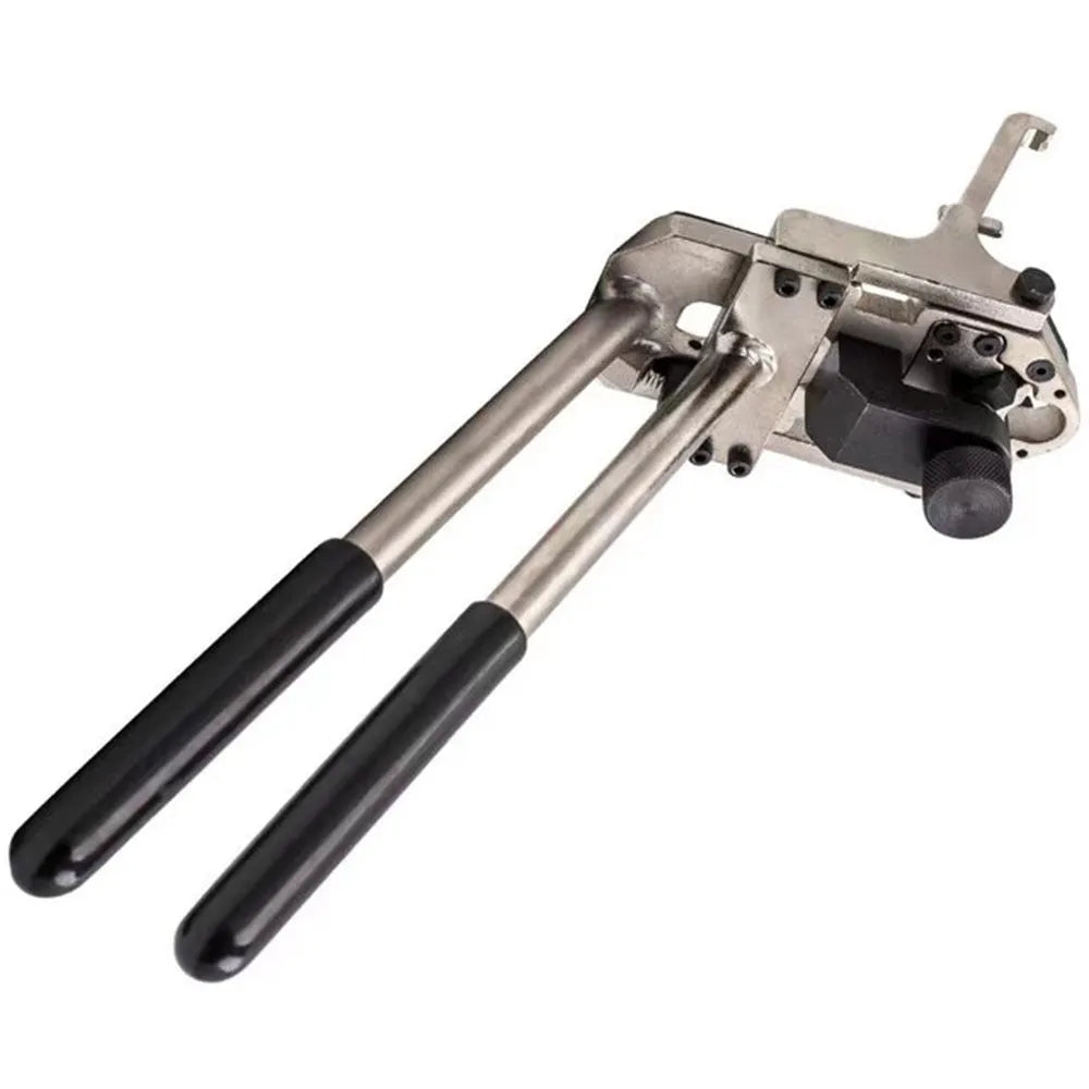 Valve pressure spring dismantling device for BMW engines with aluminium alloy body and steel pliers