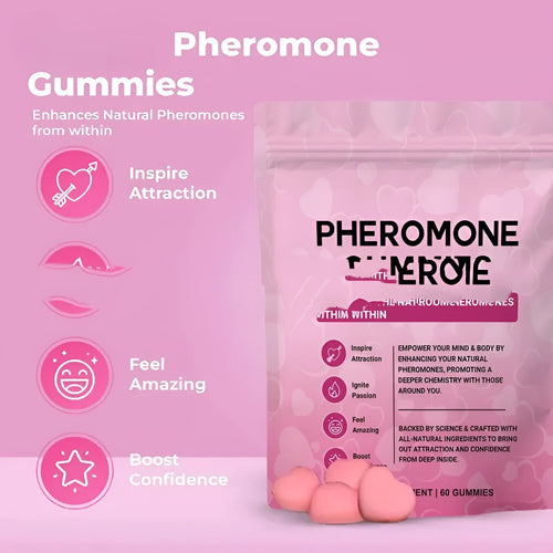 60 edible pheromone gummy tablets for household mosquito control in fruit flavour
