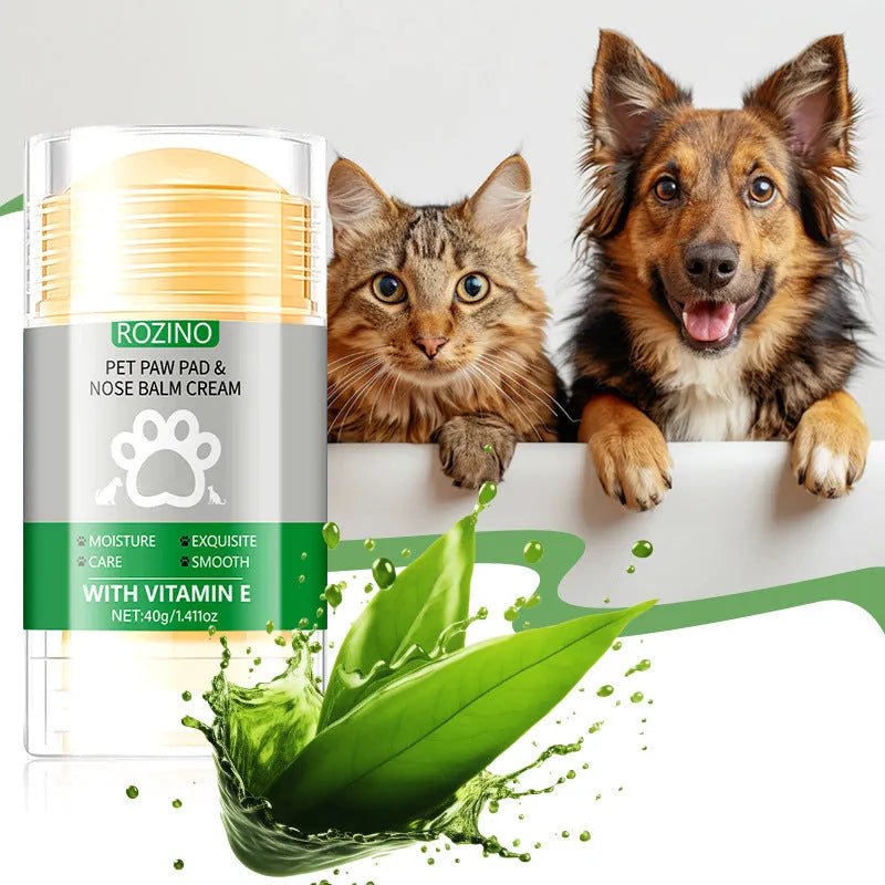 Pet paw and nose cream with green tea and herbs, 40g tube for dogs and cats