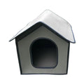 Waterproof outdoor pet kennel in camouflage colour for dogs and cats, made of chemical fibre fabric