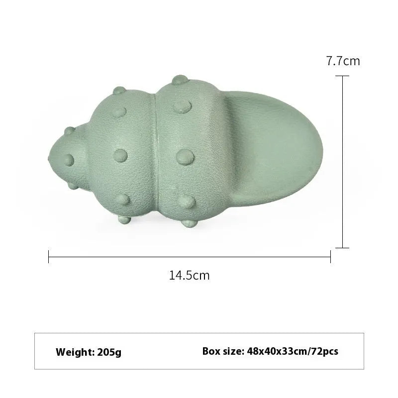 Deep sea shark rubber dog chew toy in marine blue and green colour variants.