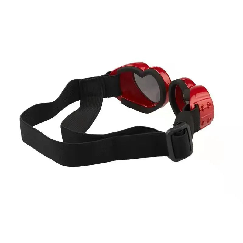 Pet glasses windproof eye protection accessory in six colours with TPEE and PC frame, 13.5cm x 3.5cm even size