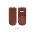 Children cartoon fleece-lined thickened winter home socks mid-calf polyester unisex pink colour