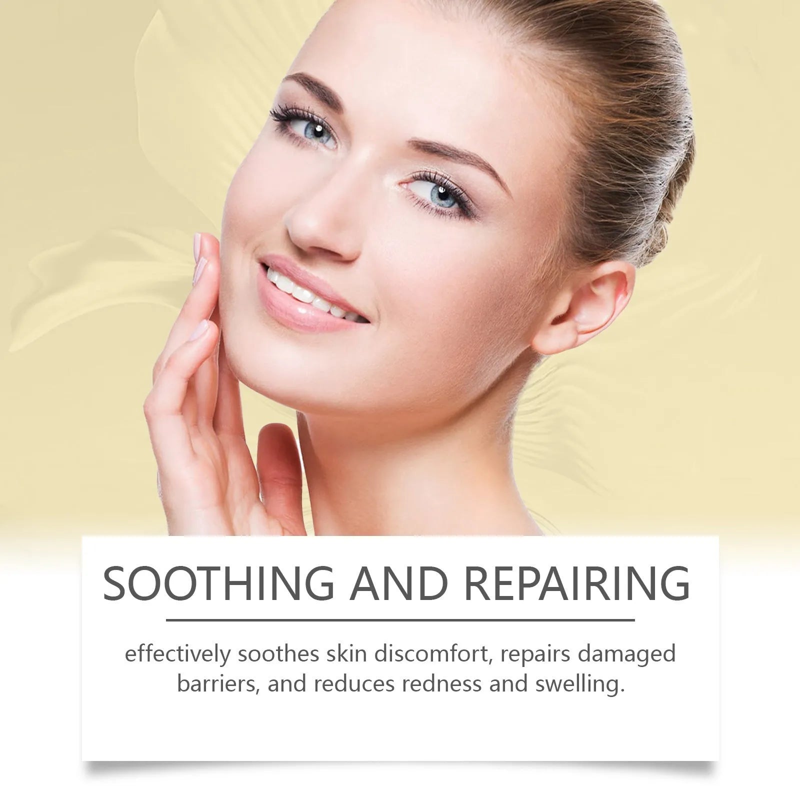 A 114g jar of unscented butter skin cream with honey and lavender extract for moisturising.