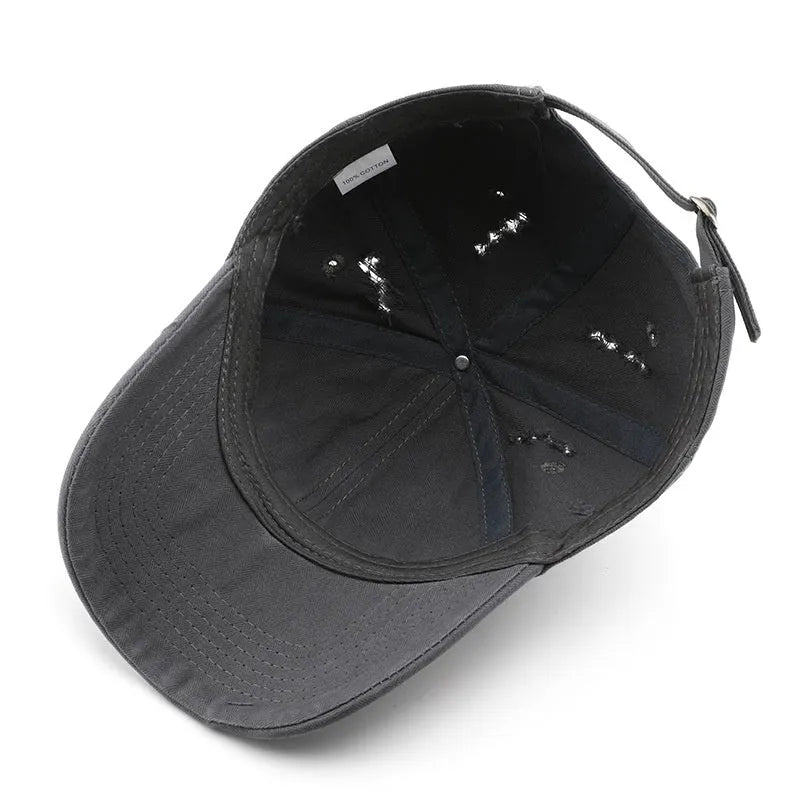 Women's outdoor cotton satin sun protection baseball hat in beige, dome crown style