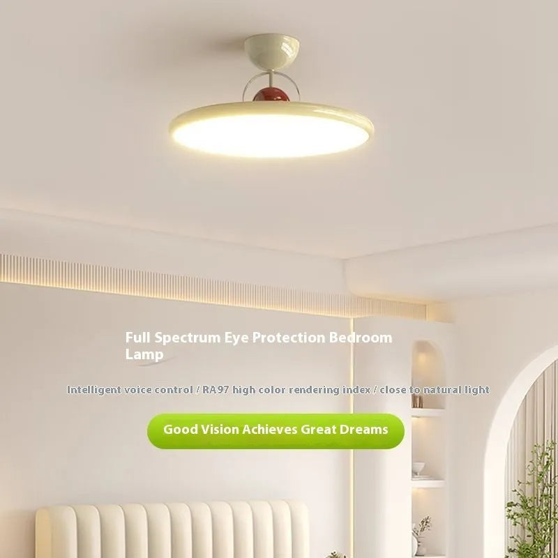 Modern Nordic design ceiling light with full spectrum eye protection and smart dimming control.