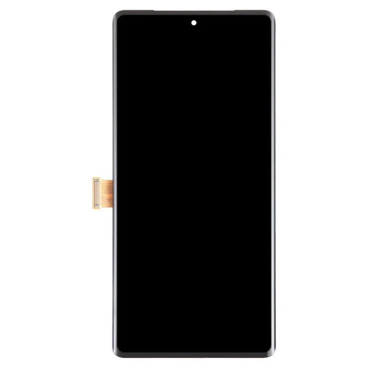 OLED LCD touch screen assembly with frame for Google Pixel 7 Pro GP4BC GE2AE, 700x920 resolution, with toolkit