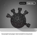 Eagle claw spring grip strengthener in black, 15cm by 18cm ABS construction for finger strength training