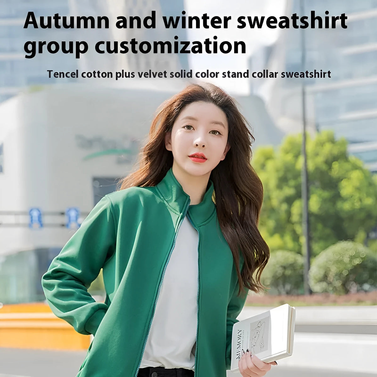 Unisex velvet sweater coat in five colours with long sleeves for winter cold protection