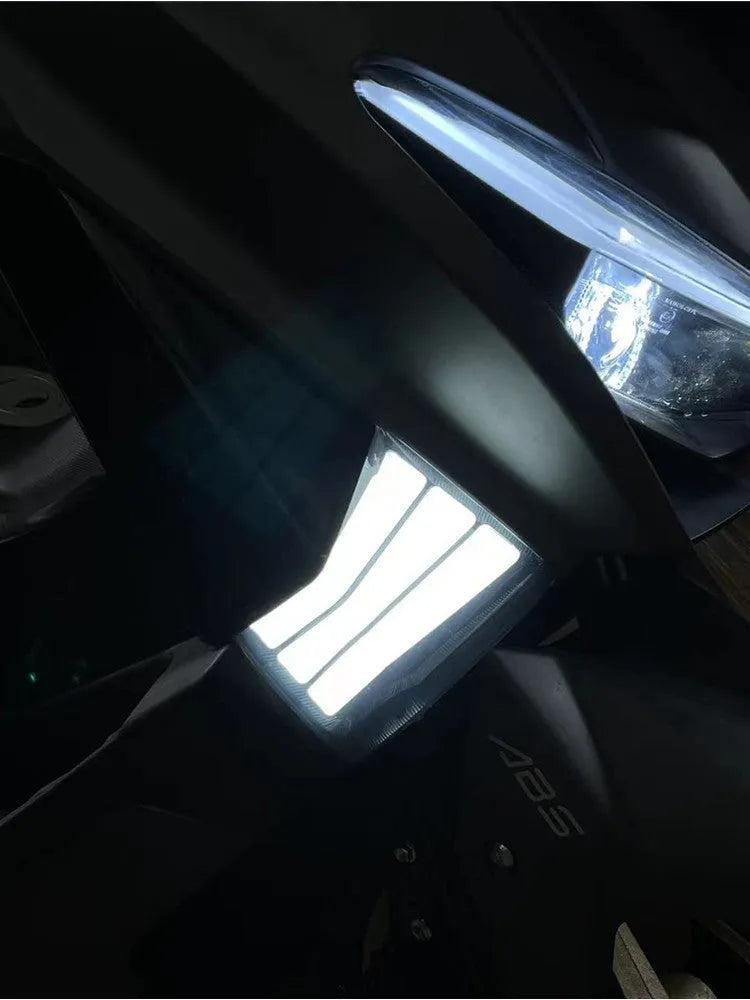 Two yellow LED turn signal bulbs for Tianying TS150 motorcycle.