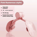 PP coated pelvic floor muscle trainer with three gear settings in pink colour