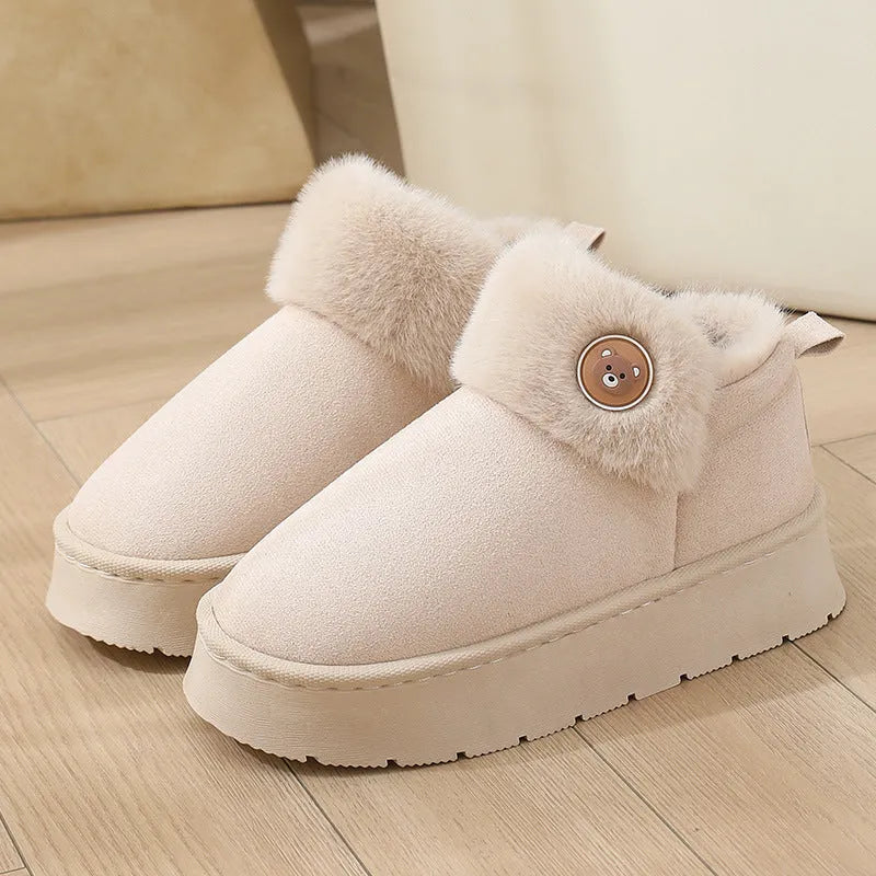 Women's casual flower sneakers with ankle wrap cotton slippers – flat heel, round toe, flyknit upper, multiple sizes