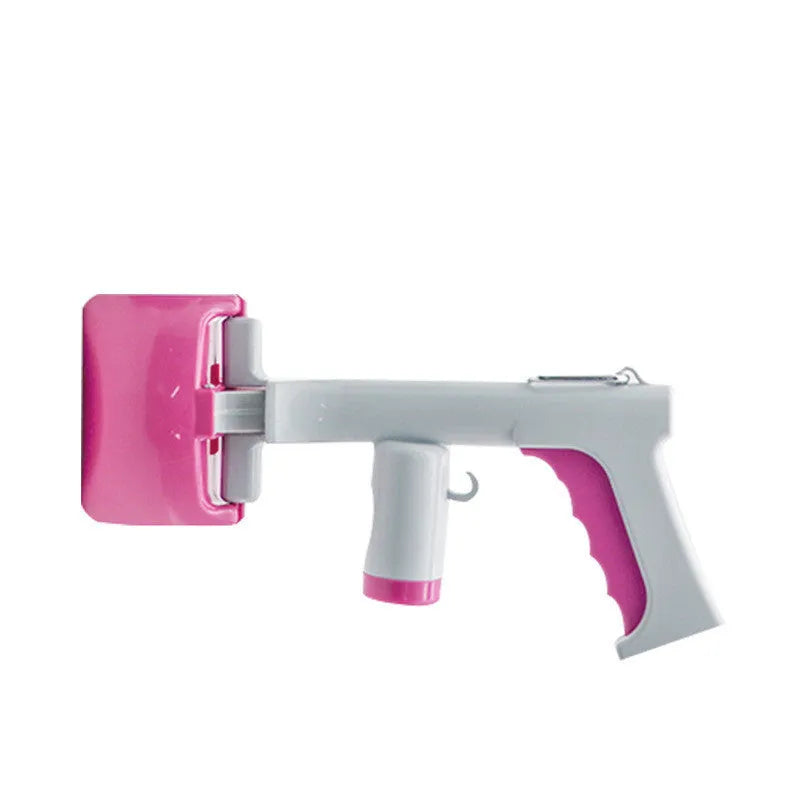 Portable plastic toilet picker for cats and dogs in black colour