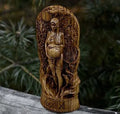 Detailed resin statue of a Greek goddess, 22cm tall, for garden or altar display.