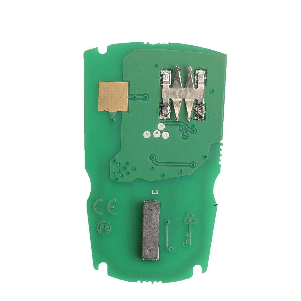 BMW CAS3 semi-intelligent car key remote control unit with three metal keys, HU92 model.
