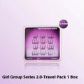 Pack of reusable artificial fibre false eyelash clusters on a white background.