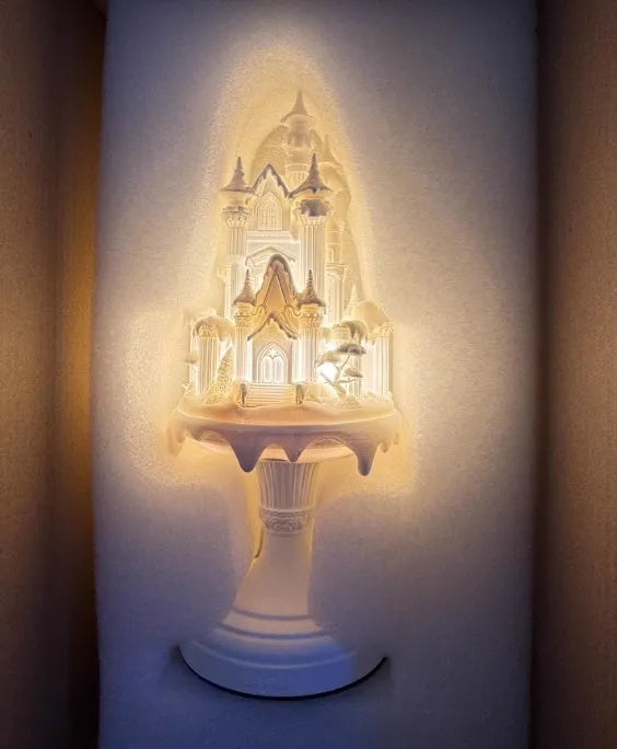 Fairy Tale Town aromatherapy night light gift box with lamp, essential oil, card, and charging cable