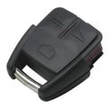 Black plastic Opel three-button remote key shell, 20g replacement casing with three key buttons